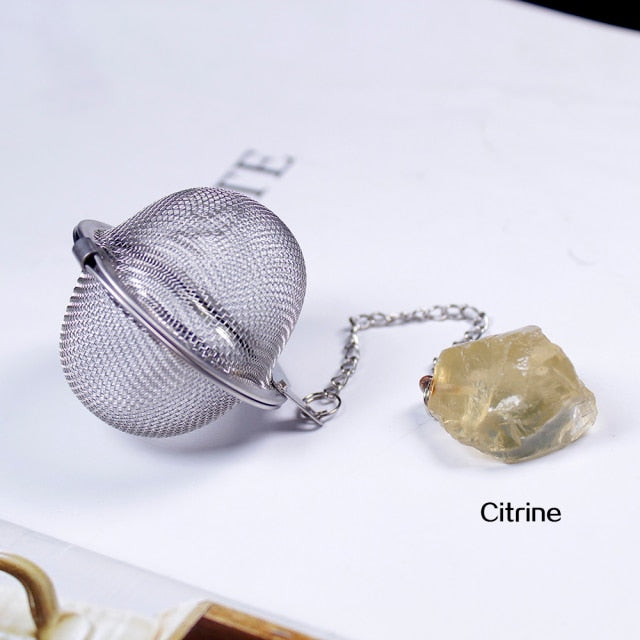 Citrine Crystal Tea Ball