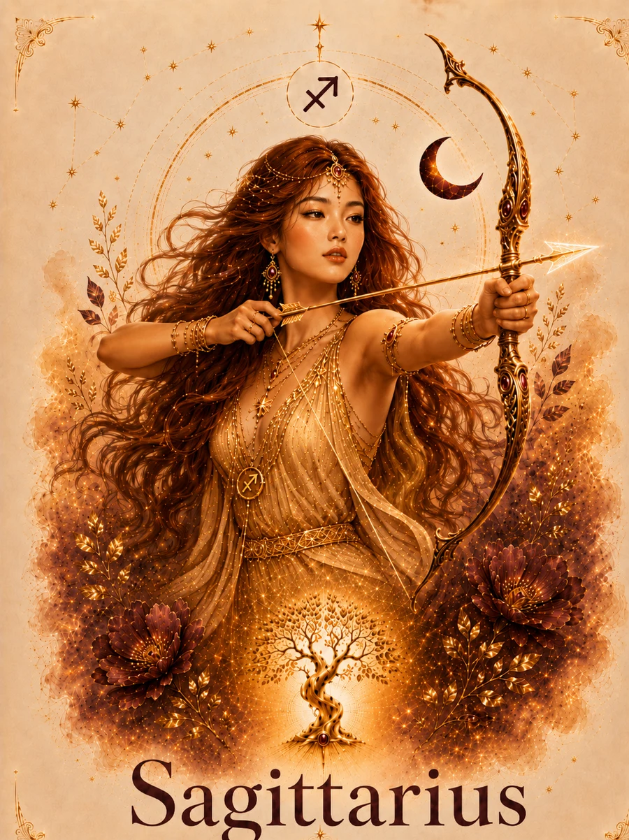 Sagittarius zodiac artwork