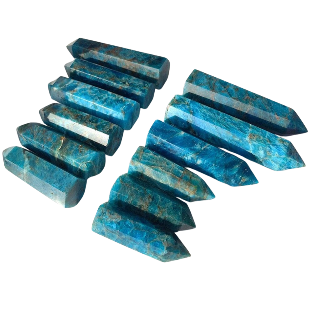 Blue Apatite Wand