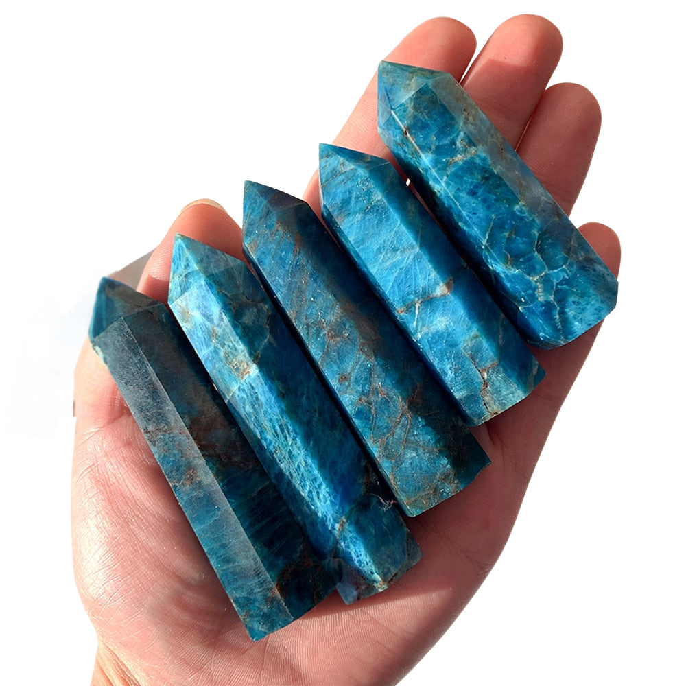 Blue Apatite Wand