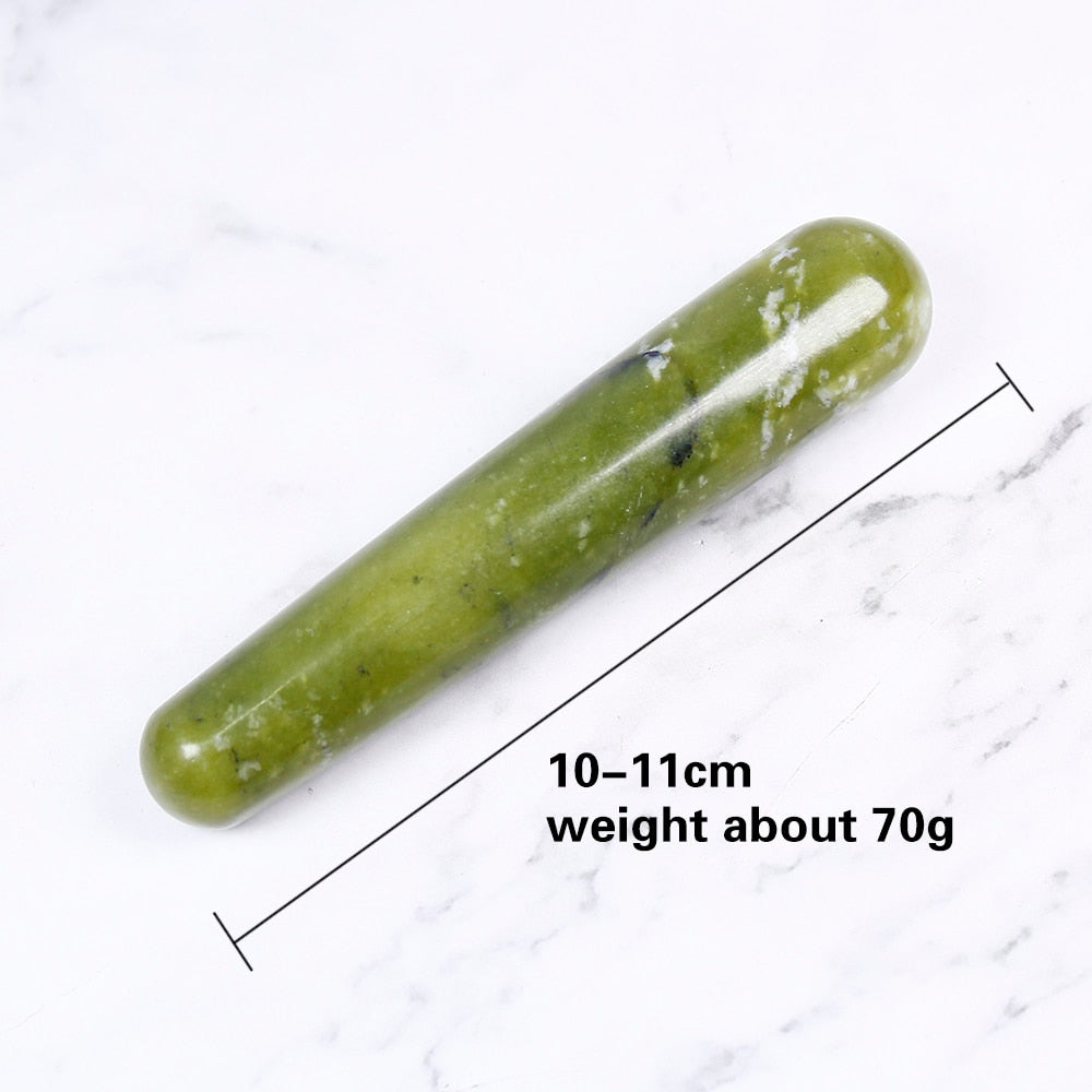 Green Jade Rounded Wand