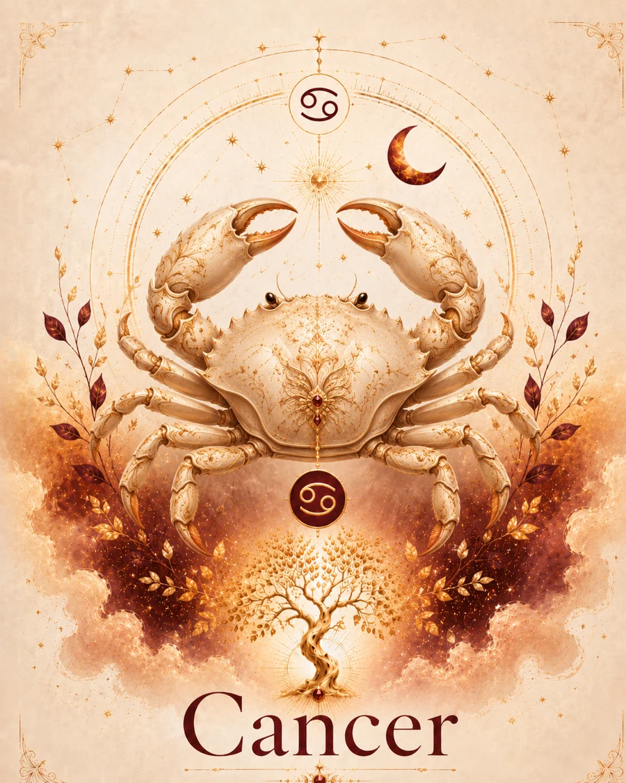 Cancer zodiac artwork
