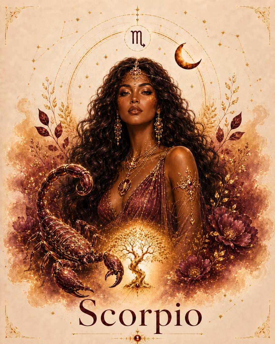 Scorpio zodiac artwork