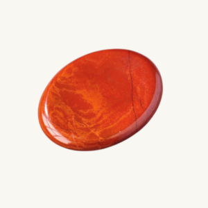 Red Jasper Thumb Worry Stone