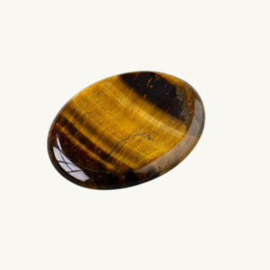 Tiger Eye Thumb Worry Stone